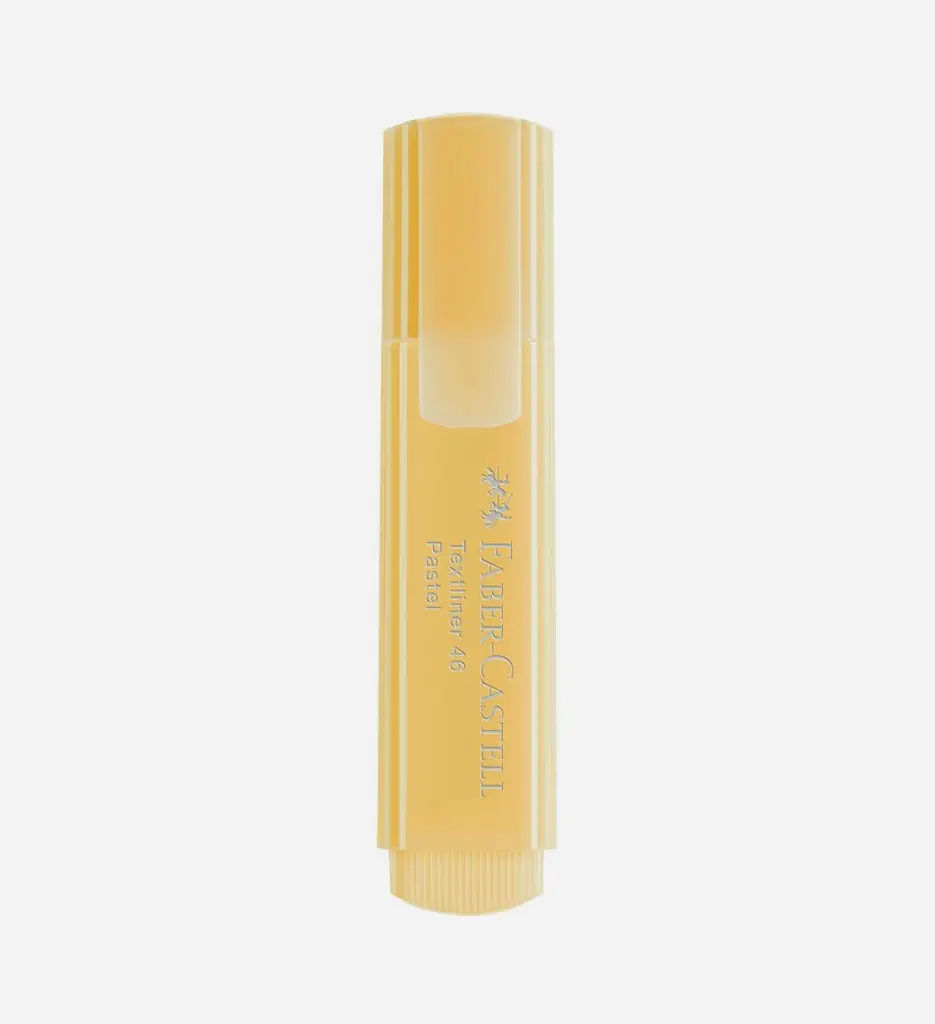 Marqueur fluo Jaune Pastel - FABER CASTELL 