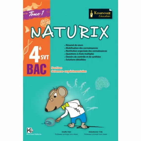 Naturix svt section sciences expérimentales T1