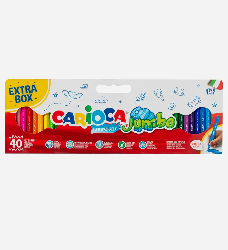 Pack de 40 feutres Jumbo - CARIOCA