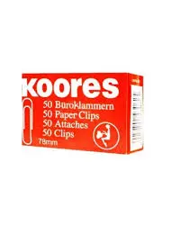 Paquet De 50 Trombones 78mm - Koores