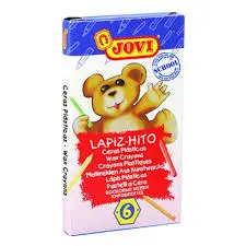 Paquet de 6 crayons wax 959/6 - JOVI