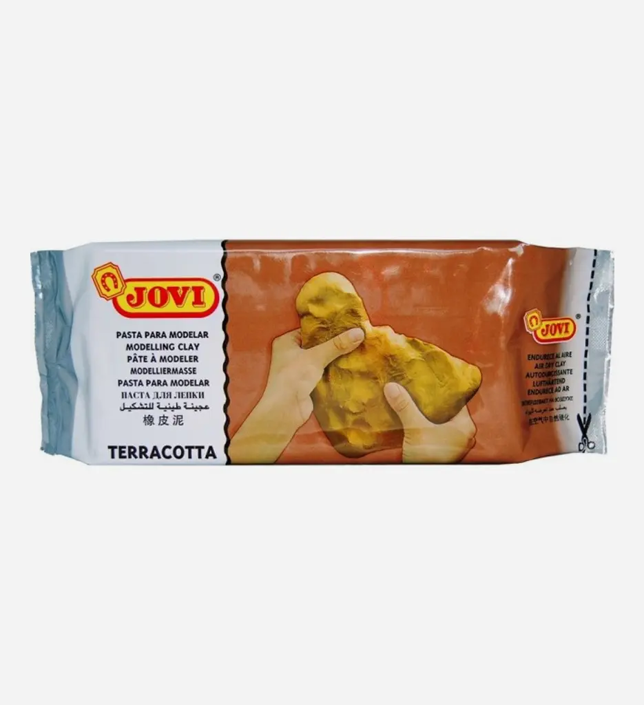 Pate à Modeler Autodurcissante 1000Gr Marron - Jovi