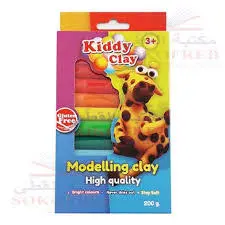 Pate à modeler de 12 paste 200Gr 19 bx-200-12p - kiddy Clay