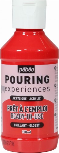 Peinture Acrylique Pouring 118ML Rouge Magenta - PEBEO