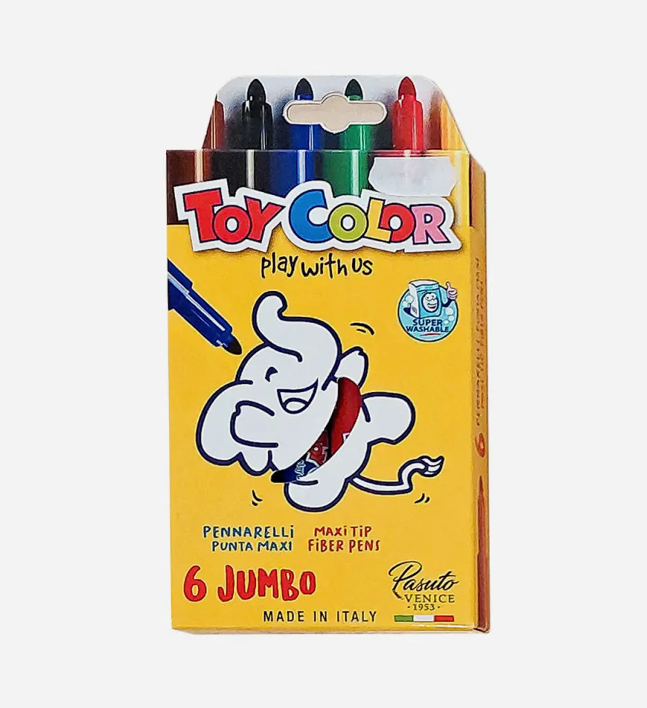 Pochette de 06 Feutres Jumbo TOY COLOR