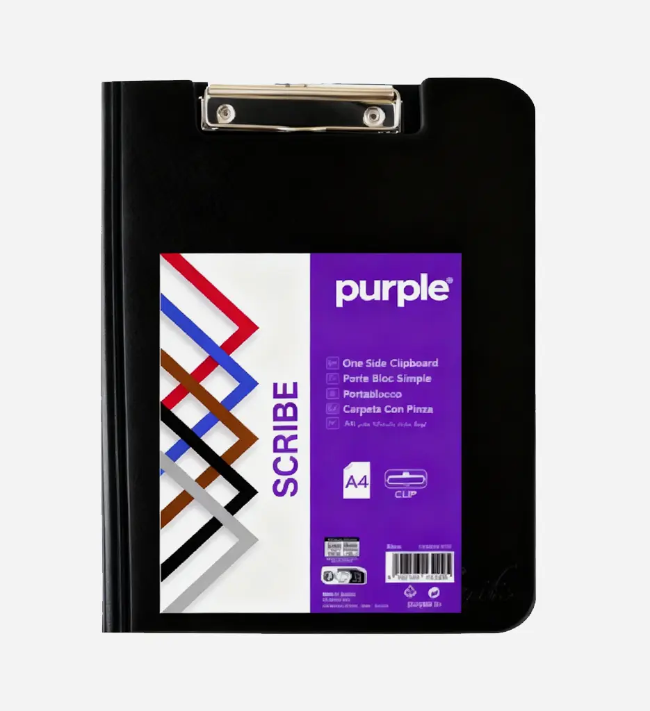 Porte Bloc Double Scribe Purple - Noir