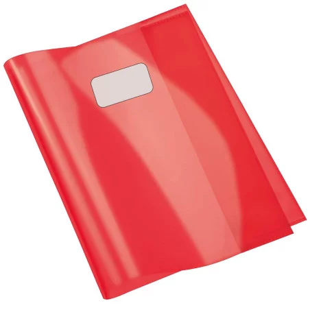 Protège-Cahier En PVC Cristal 24x32 Rouge - Purple