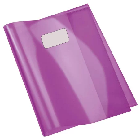 Protège-Cahier En PVC Cristal 24x32 Violet - Purple