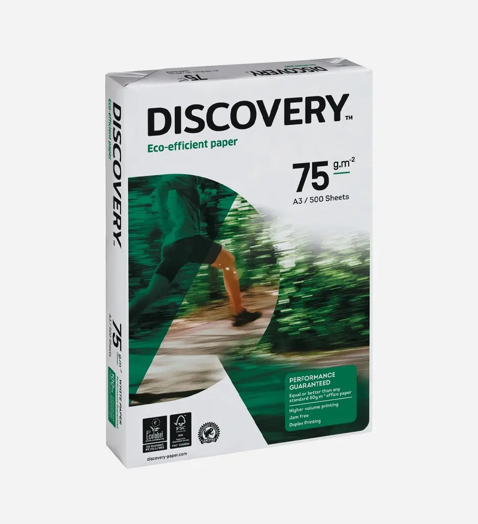 Rame Papier  Blanc A3 Discovery 75Gr 500F