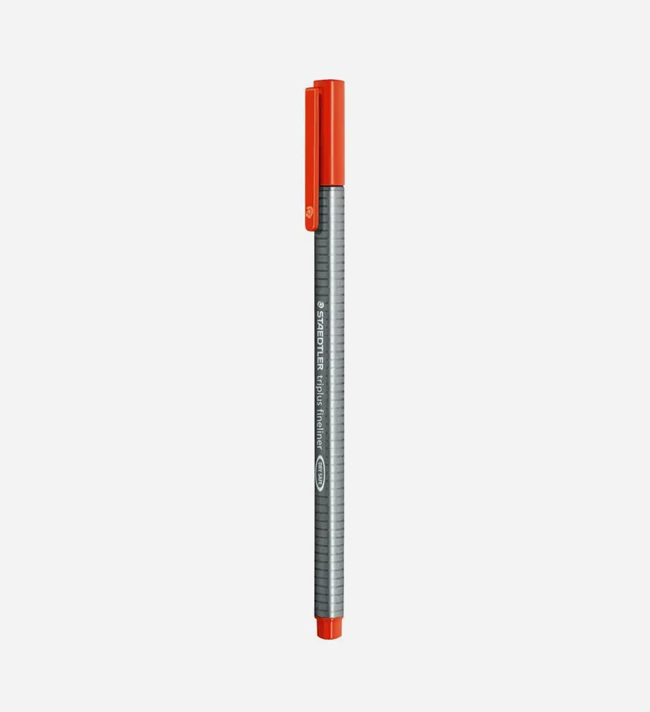 Stylo Feutre Triplus Rouge -  STAEDTLER