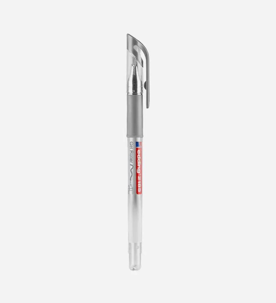Stylo Gel Roller 0,7 mm Argent - EDDING 