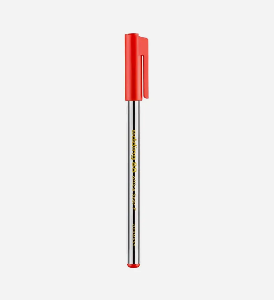 Stylo Liner 0.6mm Rouge - EDDING 