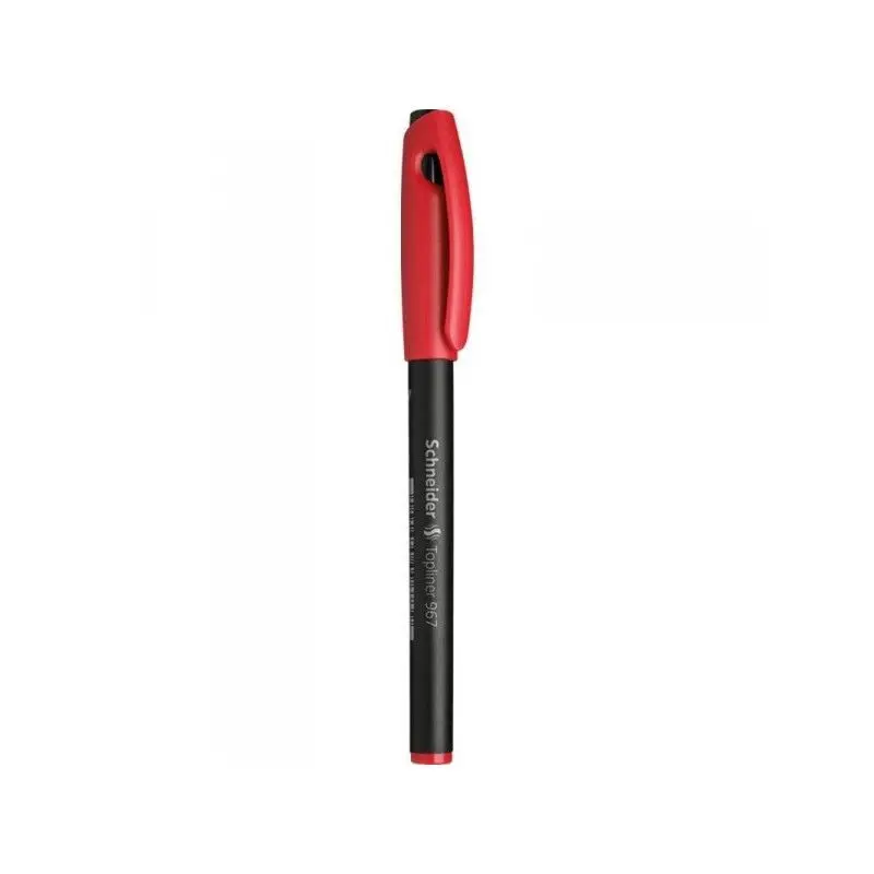 Stylo Pointe Fine Topliner 967 Rouge - Schneider