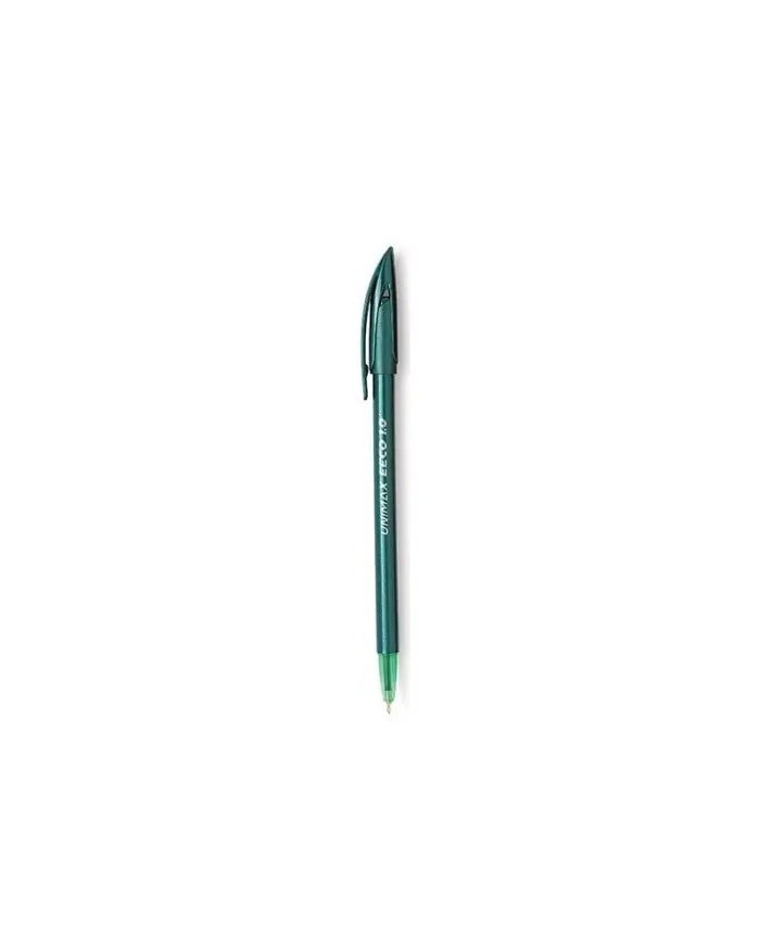 Stylo à Bille EECO Vert 1MM - UNIMAX