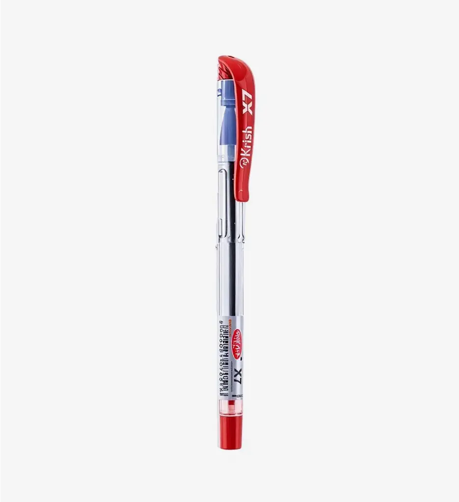 Stylo à Bille X7 Rouge - KRISH