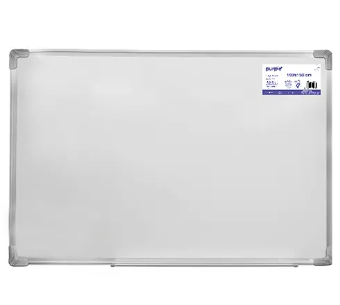 Tableau Blanc Magnétique Cadre Aluminium 45*60 - Purple