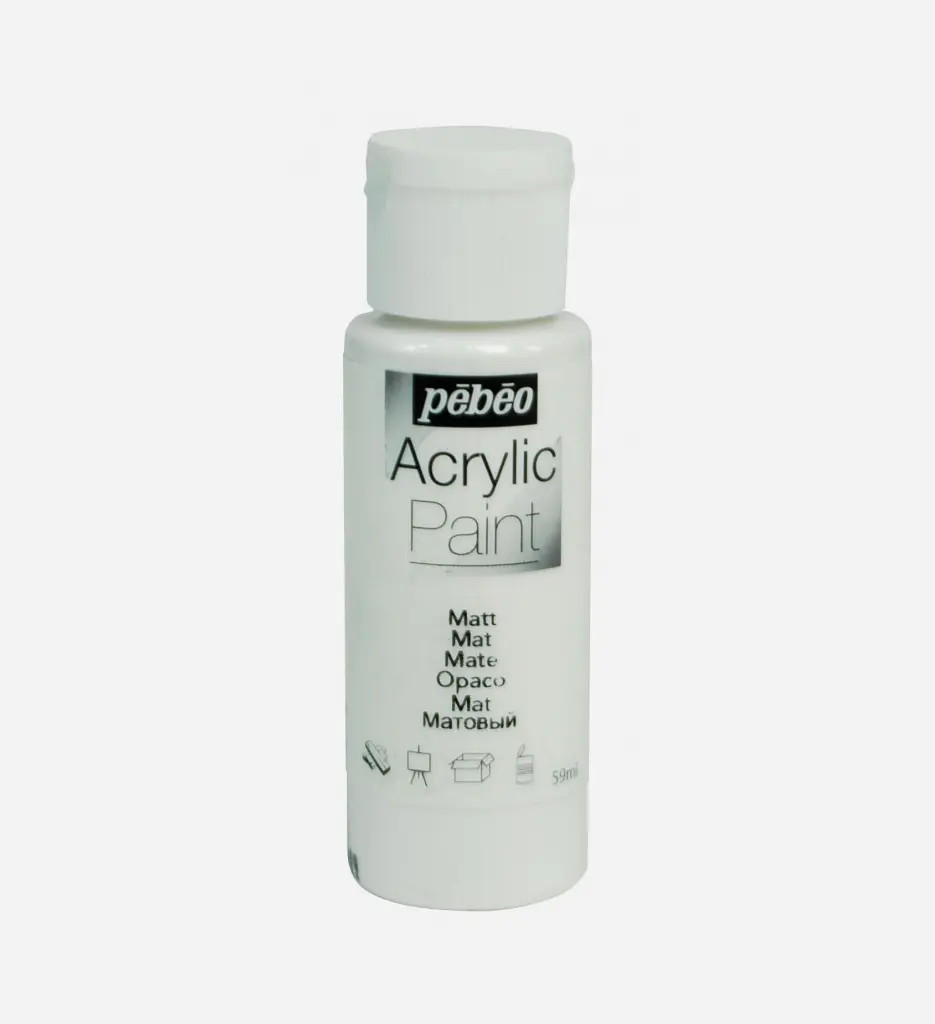 Acrylique Paint 59Ml Blanc Mat - Pébéo