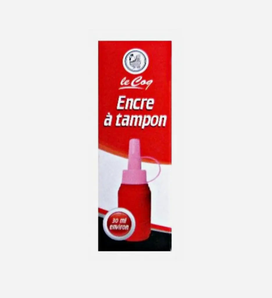 Encre à tampon Rouge - Le Coq