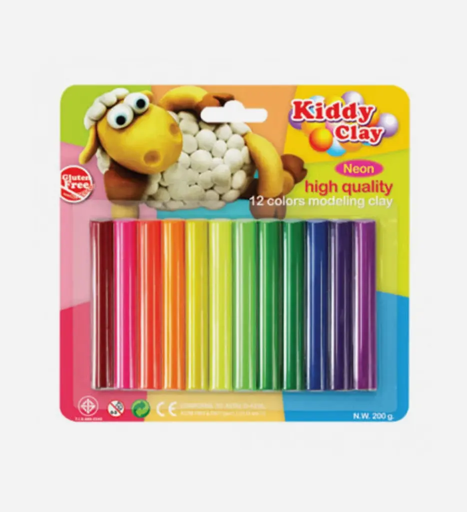 Pate à Modeler De 12ST-200-12 - Kiddy Clay