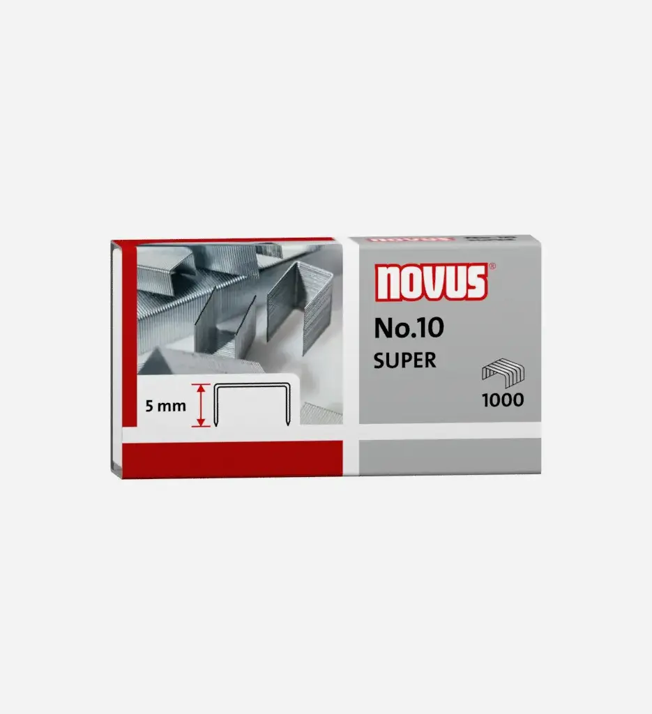 Agrafes Novus N°10 PQT/1000