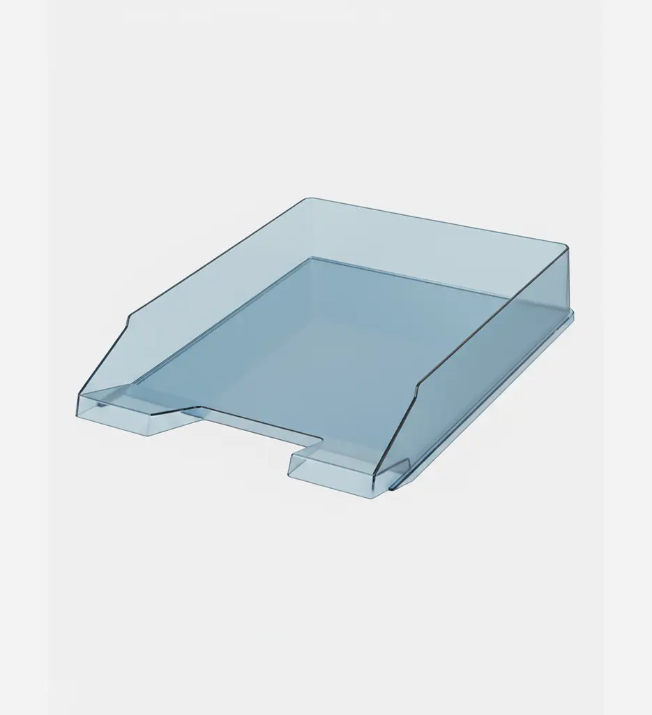 Bac à Courrier Transparent Bleu - Ark