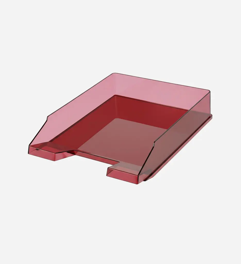 Bac à Courrier Transparent Rouge - Ark