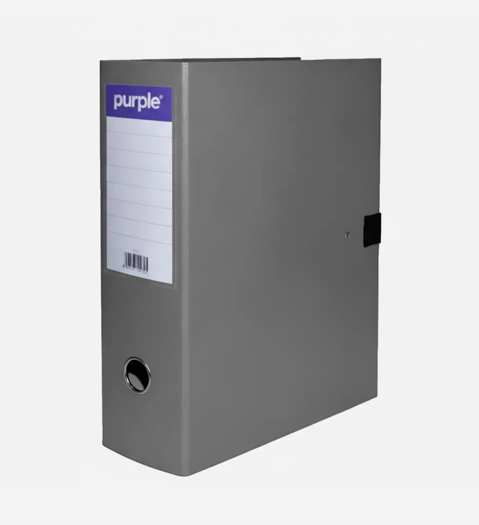 Boite D'archive Dos10 Essential Gris - PURPLE