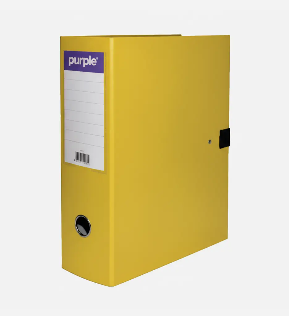 Boite D'archive Dos10 Essential Jaune - PURPLE