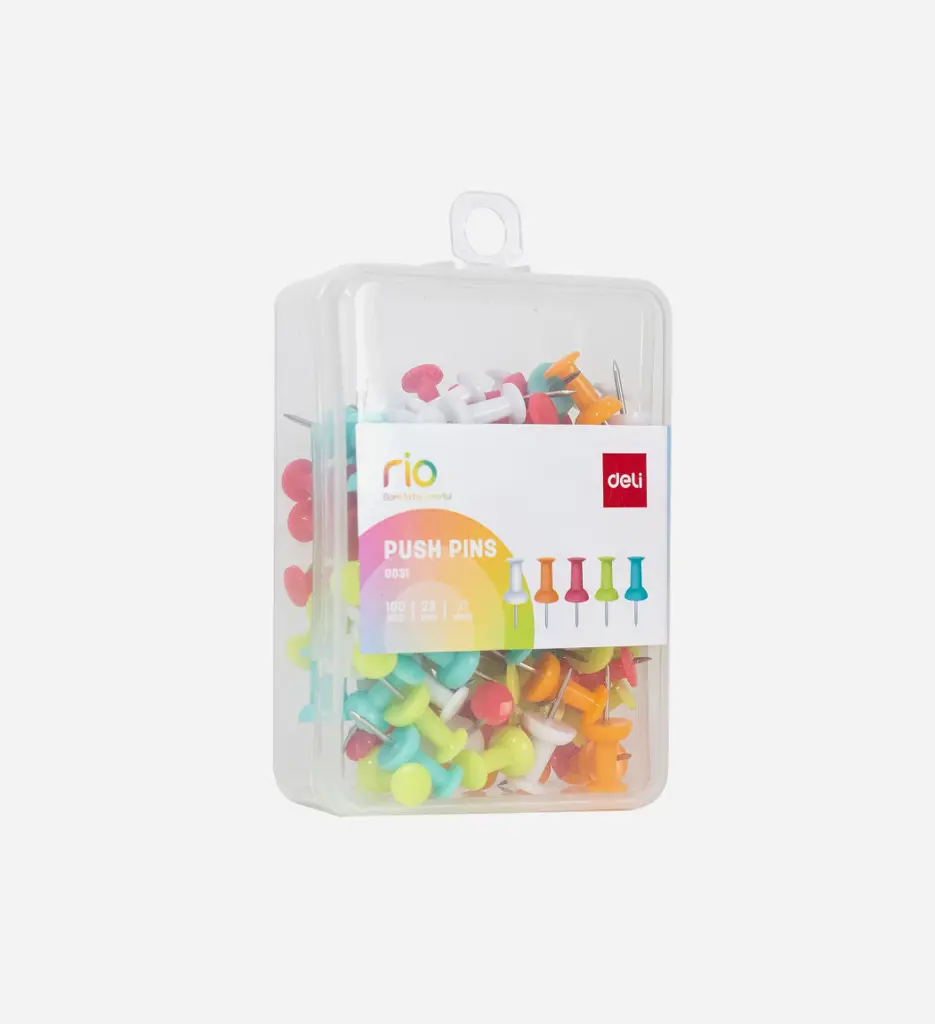 Boite De 100 Epingles 23mm E0031 Deli
