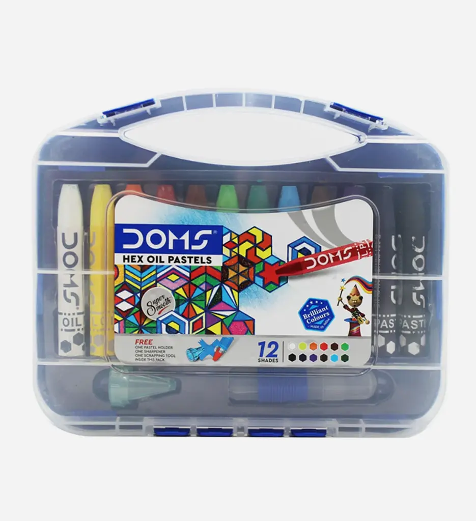 Boite de 12 Crayons Pastel Hexagonal - DOMS