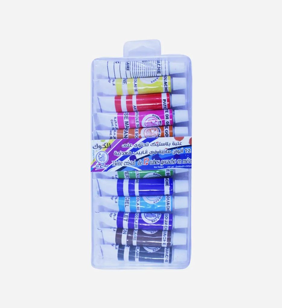 Boite de 12 Tubes Gouache - Le Coq