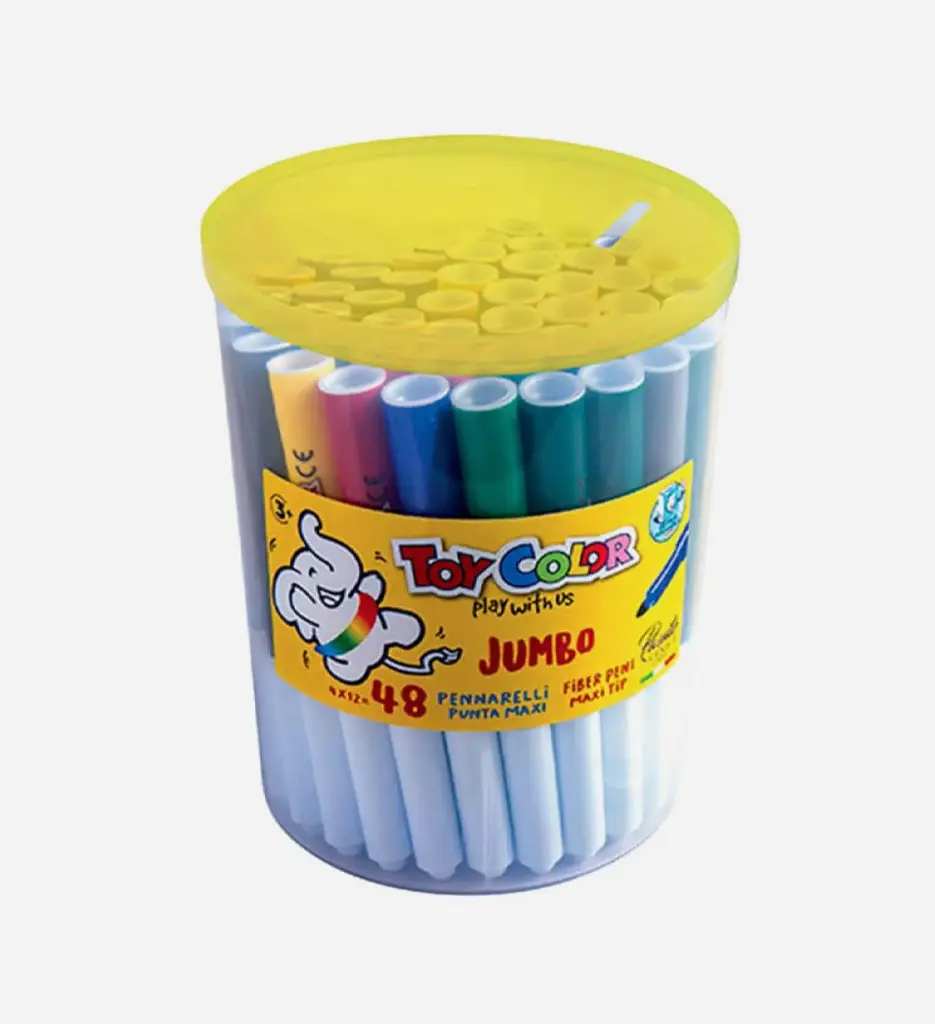 Boite de 48 Feutres Jumbo TOY COLOR