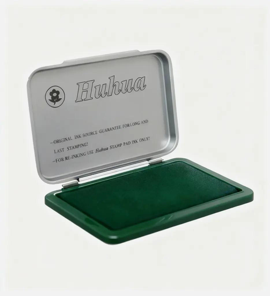 Boite à Tampon Vert - Huhua