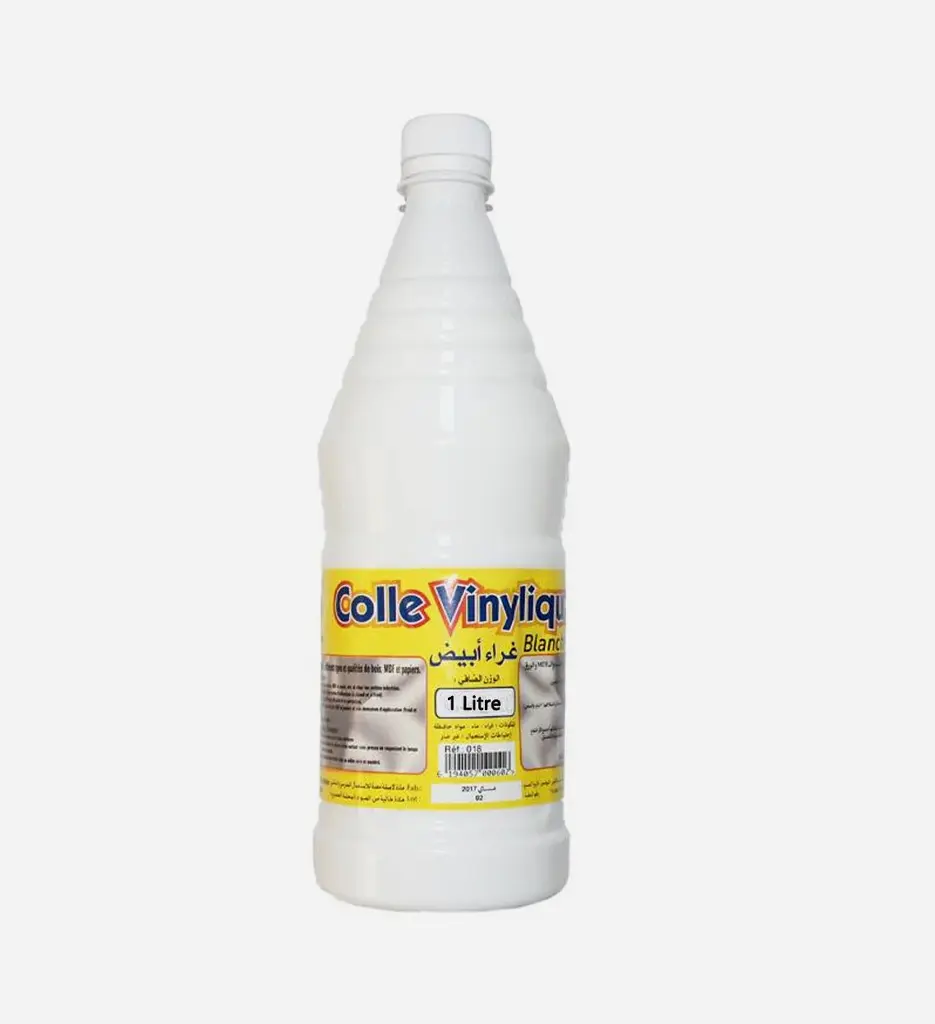 Bouteille 1 Litre Colle Blanche - Le Coq