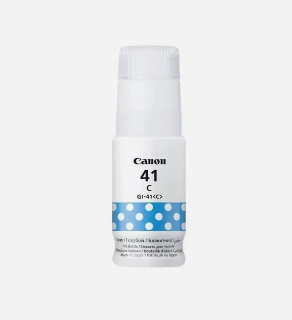 Bouteille D'encre Canon 41 Cyan G&G Compatible