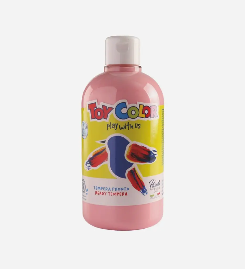 Bouteille Gouache 500ML Rose Pastel - TOY COLOR