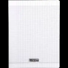 Cahier Piqué 192P 24x32 90Gr PP Transparent - CALLIGRAPHE