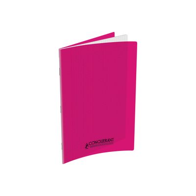 Cahier Piqué 96P A4 90Gr PP Rose - CONQUERANT