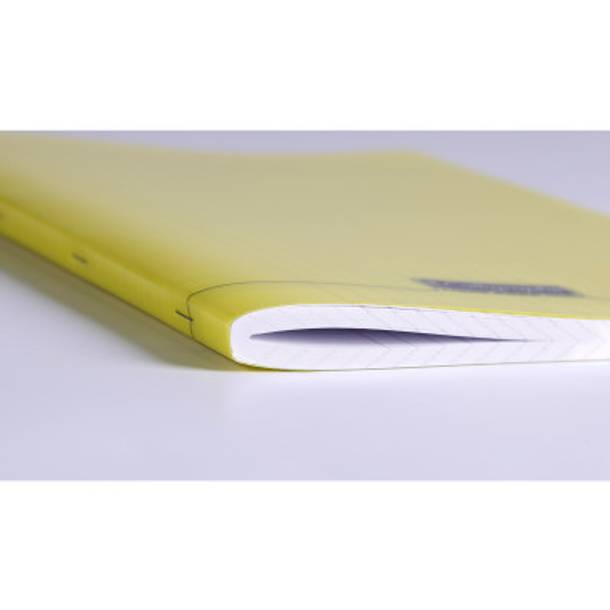 Cahier Piqué 192P A4 90Gr PP Jaune - CALLIGRAPHE