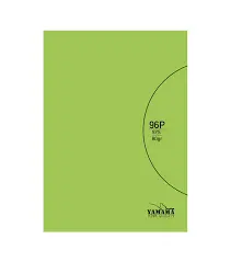 Cahier Piqué BMV 96P 17X22 PP 80Gr Vert - YAMAMA
