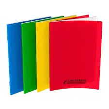 Cahier piqué A4 Polypropylène 96P 