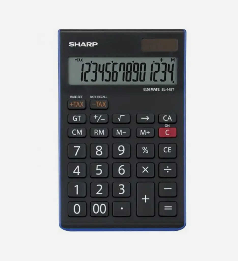 Calculatrice De Bureau EL-145T Noir -  Sharp