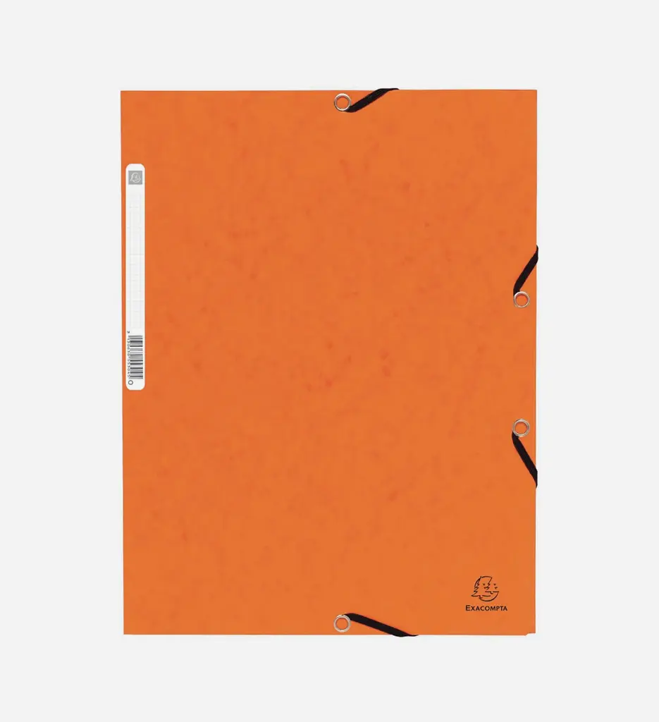 Chemise à 3 Rabats Cartonnée Exacompta - Orange