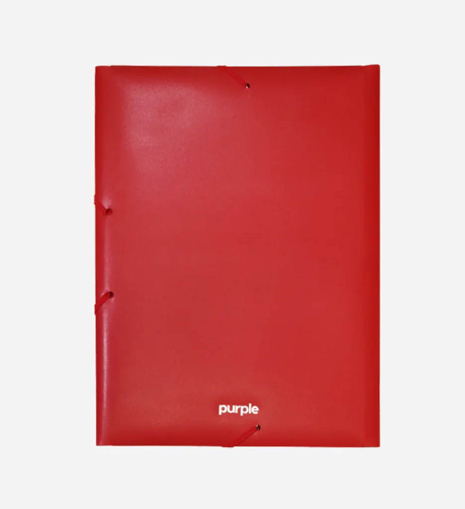 Chemise à 3 rabats en PP Essential - Rouge