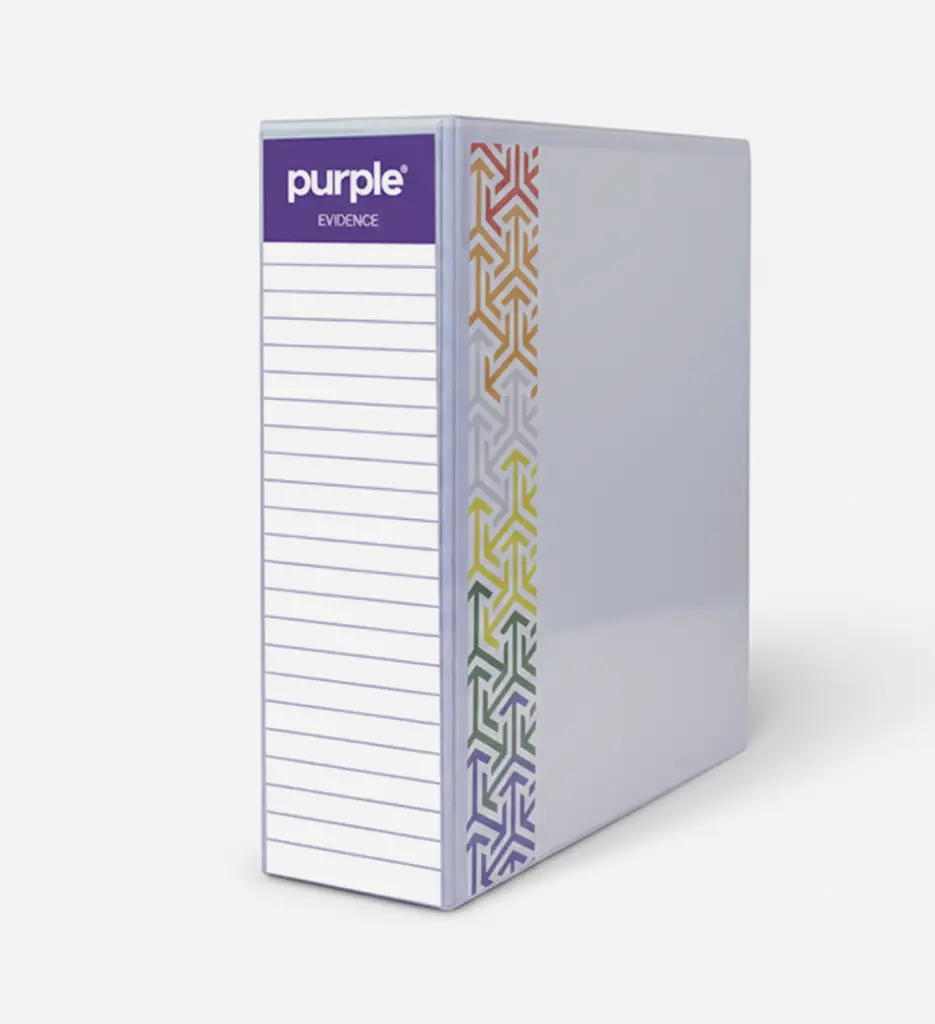 Classeur Personnalisable en Pvc Evidence - Dos 90mm Blanc