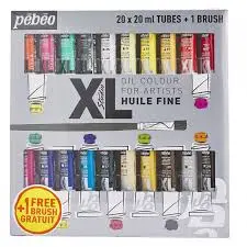 Coffret de peinture à l'huile XL 20*20ML -PEBEO