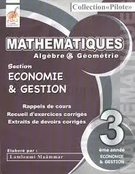Collection pilote math 3éme section économie