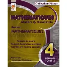 Collection pilote math 4éme sec math T2