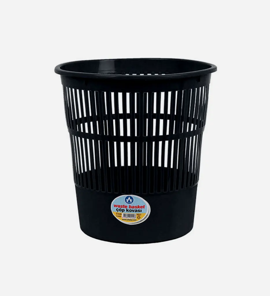 Corbeille à papier 16L Noir - ARK