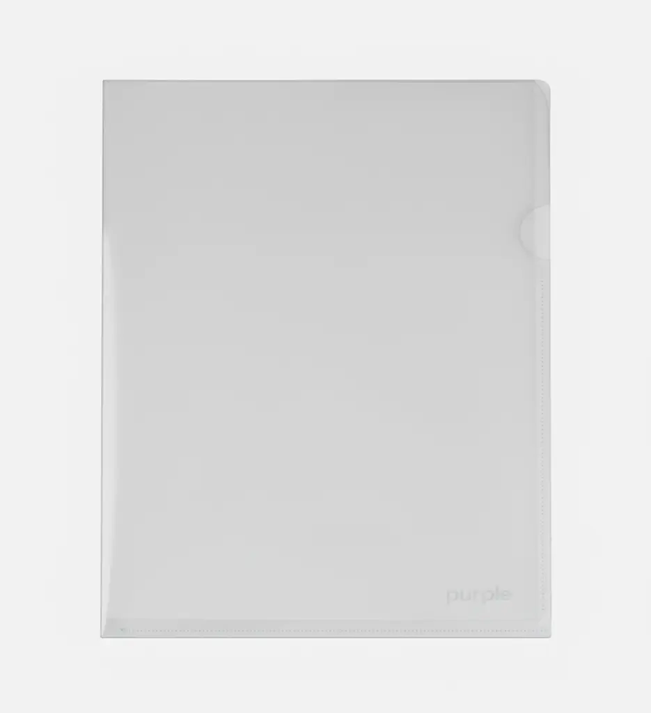 Lot de 10 Pochettes à coin en PP Transparent - Purple